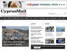 Tablet Screenshot of cyprus-mail.com